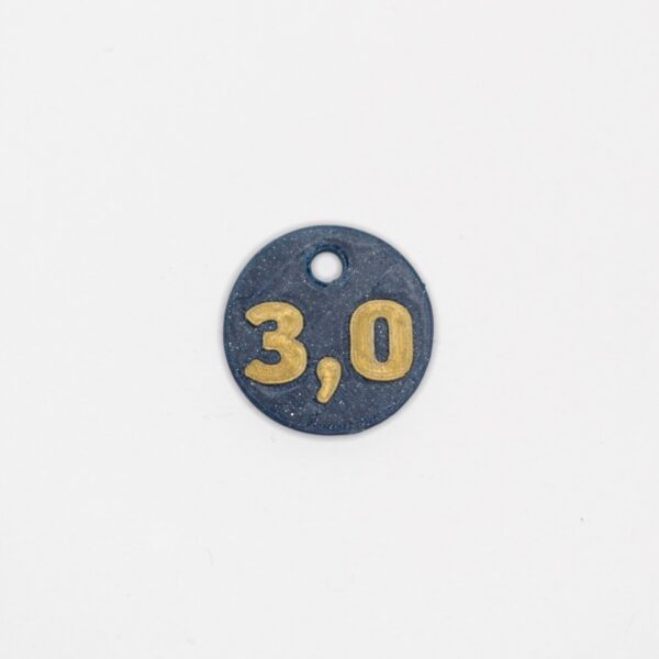pinnestørrelse-merke 3,0mm