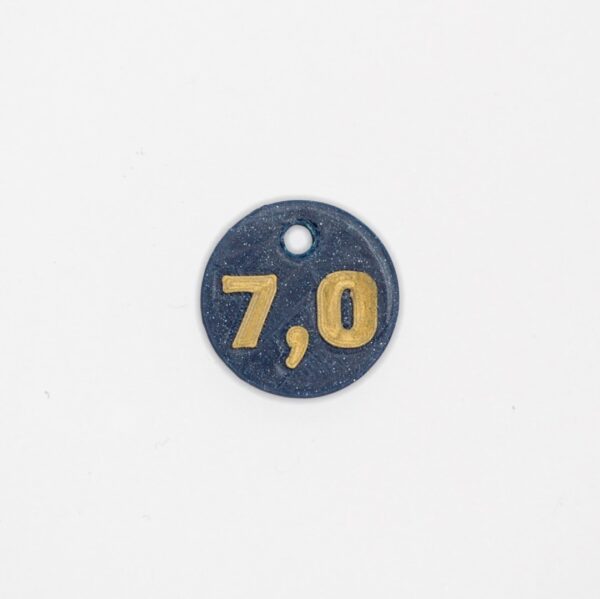 pinnestørrelse-merke 7,0mm