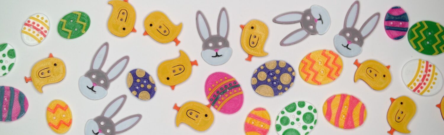 Påskeknapper i alle fasonger