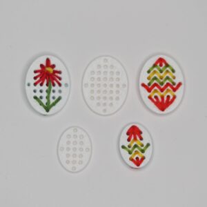 hullegg-knapp hvor du kan lage ditt eget påskeegg